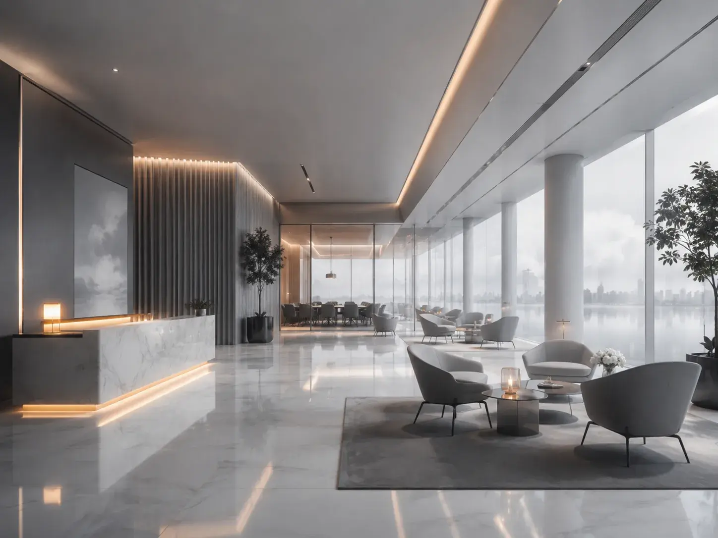 Private banking hall
